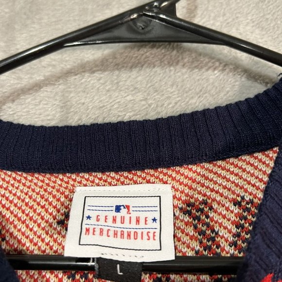 Cleveland Indians Sweater Men's Large MLB Christmas Pullover Ugly Sweater - Picture 4 of 9